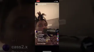 Juice Wrld Instagram live freestyle