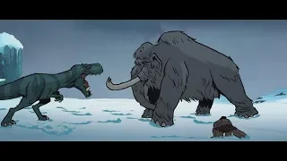 Genndy Tartakovsky's Primal | Spear and Fang vs. Elder Woolly Mammoth