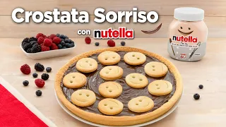 SMILING NUTELLA® PIE Easy Recipe - Homemade by Benedetta