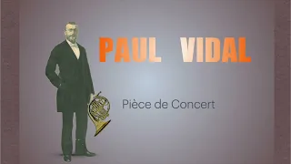 P. VIDAL.  Pièce de Concert