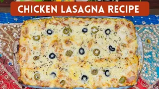 Chicken lasagna recipe | Cooking With Me |