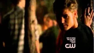 Damon Elena & Stefan I'm not jealous & first aid scene The Vampire Diaries 3x06