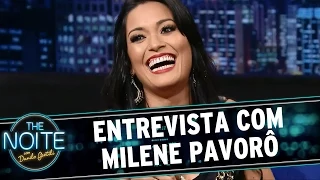 The Noite (25/03/15) - Danilo entrevista Milene Pavorô