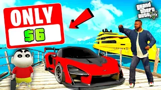 GTA 5 :😍 Franklin Touch Cars & Bikes But EVERYTHING Costs $6 ! JSS GAMER (GTA 5 Mods )