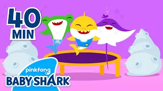 Baby Shark Gym and more | +Compilation | Stay home with Baby Shark