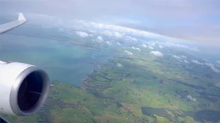 Qantas Airbus A330-200 takeoff from Auckland International Airport