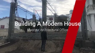 Construction Of A Modern House - Start To Finish