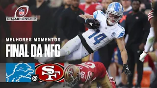 Detroit LIONS x San Francisco 49ERS - Melhores Momentos | FINAL DA NFC | NFL Brasil