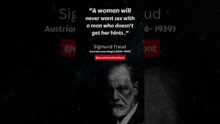 A woman will never want sex | Sigmund Freud | #sigmundfreud #youtubeshorts #quotesaboutlife