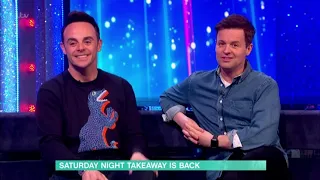 Ant and Dec This Morning about Saturday Night Takeaway - 2021 season 17