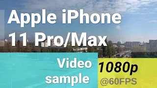Apple iPhone 11 Pro/Max 1080p@60fps video sample - tele camera