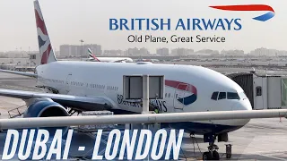 Trip Report | 25 year old B777 | Dubai - London | British Airways Economy Class | Boeing 777-200ER