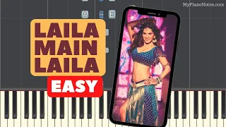 Laila Main Laila - Piano Tutorial with Notes & Chords | Bollywood Song