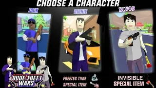 HOW TO UNLOCK THE THIRD CHARACTER OF DUDE THEFT WARS || Tercer Personaje Dude Theft Wars 😎✔