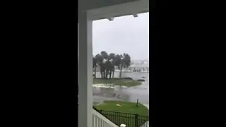 Hurricane conditions in Boca Grande