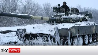 Ukraine crisis: Inside Ukraine's top secret tank base