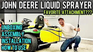 John Deere sprayer attachment for riding mowers: this thing rocks!