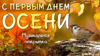 💥 С первым днем осени 💠 Музыкальная открытка