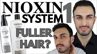 NIOXIN TEST FOR 1 MONTH! Is It Working or NOT? #nioxin #nioxinsystem1 #menshair