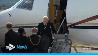 King Charles III arrives in Scotland as Queen's coffin lies at rest