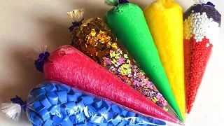 Making Crunchy Slime With Piping Bags | Satisfying Video #27 #usaslime #asmr