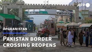 Afghan-Pakistan border crossing reopens a week after fighting | AFP