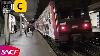 RER C [4K] Du Z20500 Carmillon et Z20900 Carmillon à Épinay-sur-Seine