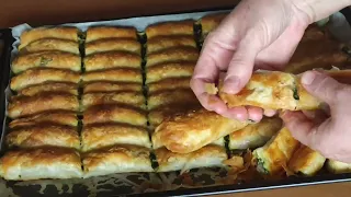 El açması ıspanaklı börek tarifi 🤌 çıtır çıtır muhteşem bir lezzet 👍