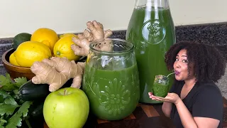 Blood sugar drops immediately! I Pooped out so much BAD FATS! 10 lbs ⬇️ Cleansing Green Juice