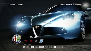 Alfa Romeo 8C Spider Need for speed hot pursuit gameplay HD