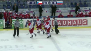 Feb 12, 2017 5Nations U17: Sasha Khovanov goal vs Czechia