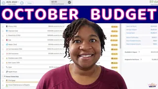 OCTOBER 2022 BUDGET WITH ME | zero-based budget | ynab