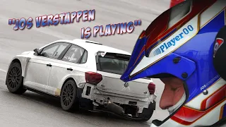 Jos Verstappen test in Zandvoort met Richard en Stan Pex