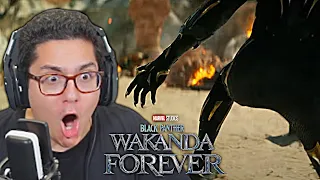 BLACK PANTHER WAKANDA FOREVER TRAILER REACTION!