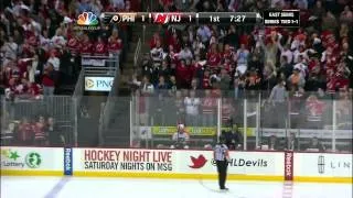 Patrik Elias Goal 5/3/12 Flyers @ Devils NHL Playoffs