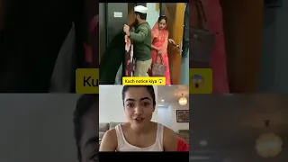 rashmika mandanna reaction 😱 | #rashmikamandanna #vijay #shorts