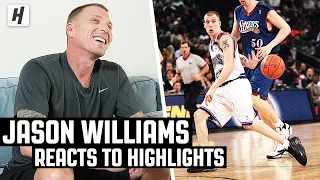 Jason 'White Chocolate' Williams Reacts To His NBA Highlights! | The Reel