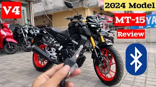 Ye Hai 2024 Model Yamaha Mt-15 Black Color E20 Bs7 Details Review | Yamaha Mt 15