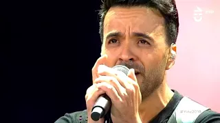 VIÑA 2018 No me doy por vencido y Échame la culpa LUIS FONSI VIÑA 2018