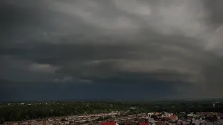 Буря в Брянске 27 июня 2021. Severe thunderstorm in Bryans, Russia on june 27, 2021