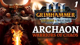 ARCHAON I CHOOSE YOU | SFO Immortal Empires - Total War: Warhammer 3 - Warriors of Chaos - Archaon 1