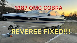 Reverse not engaging on OMC cobra