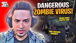 ZOMBIE VIRUS IN CITY (THE WALKING DEAD) 🧟- GTA 5 GAMEPLAY - MRJAYPLAYS