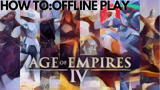 Custom game setup and Offline Play vs AI Bots - Age of Empires 4