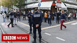 Three stabbed to death in France 'terror attack' - BBC News