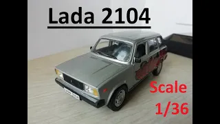 Autotime Collection LADA 2104 Граффити Русская серия моделька Ваз Жигули 1/36