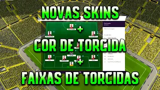 Football Manager 2021 Touch ( CORES DA TORCIDA + NOVAS SKINS + FAIXAS DE TORCIDAS ) 📲🔥