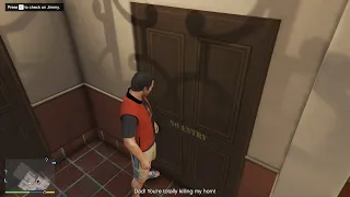 Jimmy locked his door - GTA 5