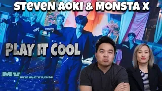 Steve Aoki & MONSTA X - Play It Cool | Mv REACTION