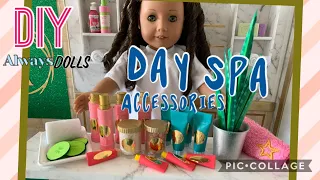 DIY   American Girl Day Spa Accessories